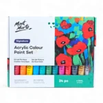 Mont Marte Acrylic Paint Set 36ml- 24 Colors