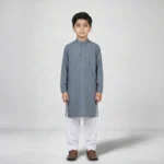 Boys Wash & Wear Z Grey Kurta Pajama