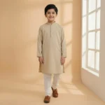 Boys Wash & Wear B Kurta Pajama - Image 3
